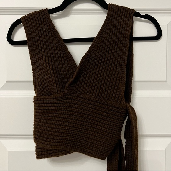 NA-KD knitted wrap top - Picture 4 of 4
